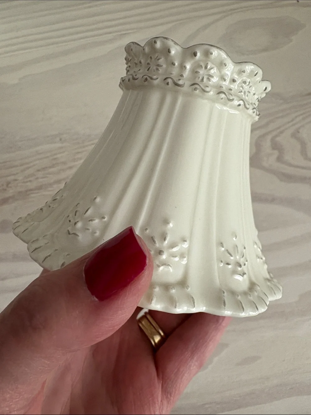 Vintage Yankee Candle Lamp Shade Candle Topper